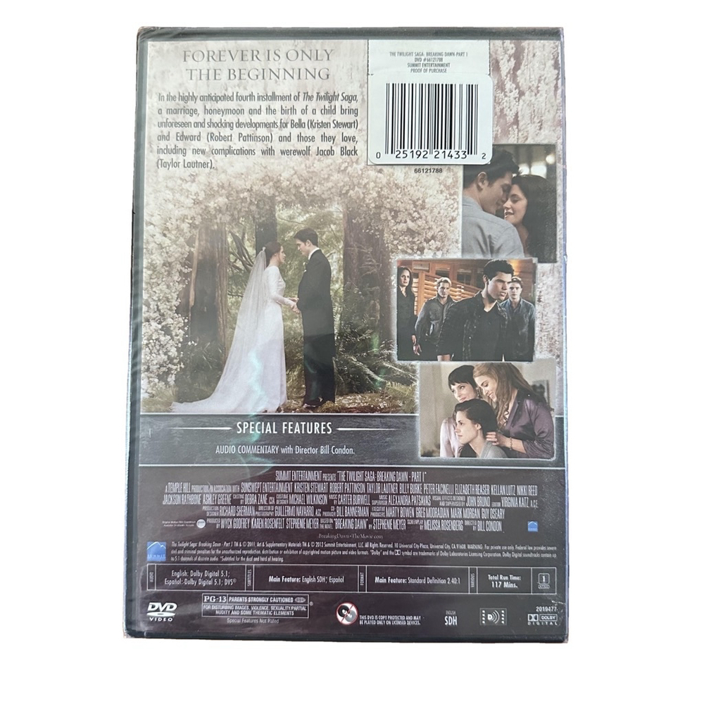 NWT Sealed! DVD Set Twilight Saga Breaking Dawn Part 1 & 2 - Picture 5 of 6